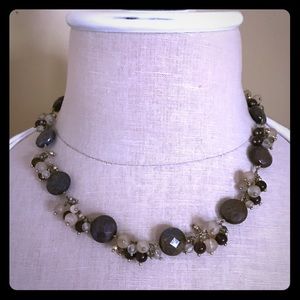 [Ann Taylor] Brown Beaded Necklace